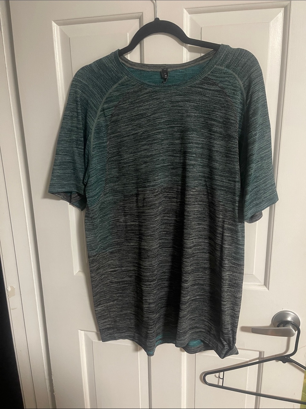 Men's Performance Knit Tee - Teal/Gray